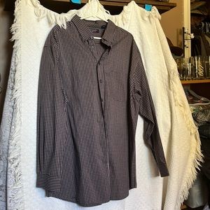 Big&Tall Button Down Shirt Cotton Blend